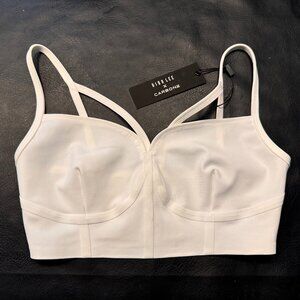 Dion Lee x Carbon Welded Sports Bra, XS, New With Tags, NWT